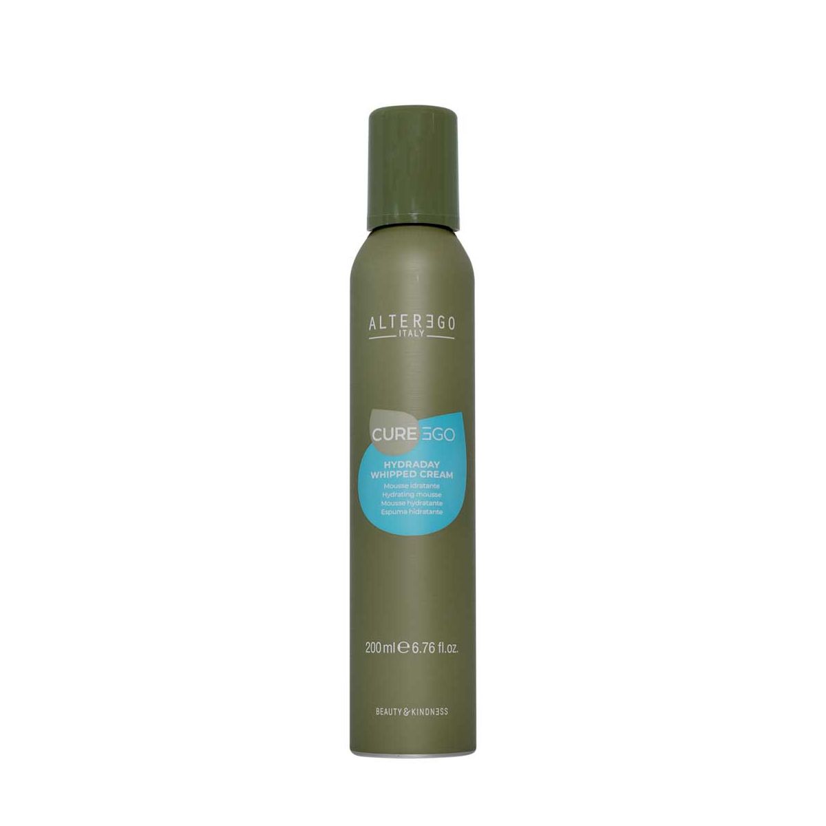 Spumă Balsam Hidratantă Fără Clătire Pentru Volum Și Modelare AlterEgo CureEgo Hydraday