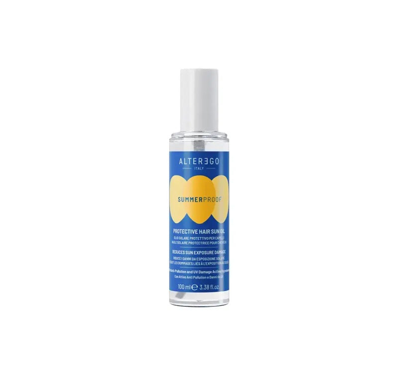 AlterEgo SummerProof Hair Sun Oil 100ml – Protecție UV pentru Păr, cu Ulei de Mango și Pracaxi, Fără Efect Gras