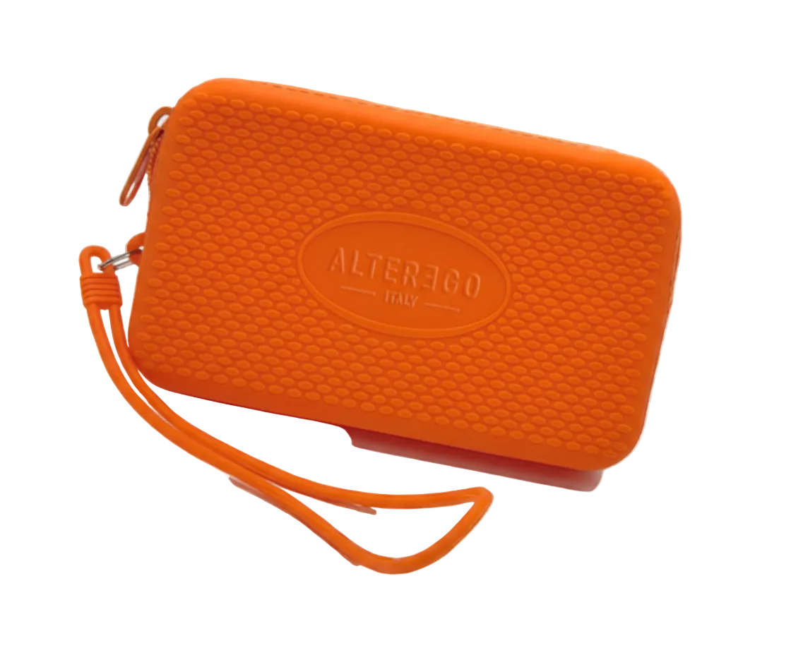AlterEgo – Portfard din Silicon de Vară, Culoare Portocalie