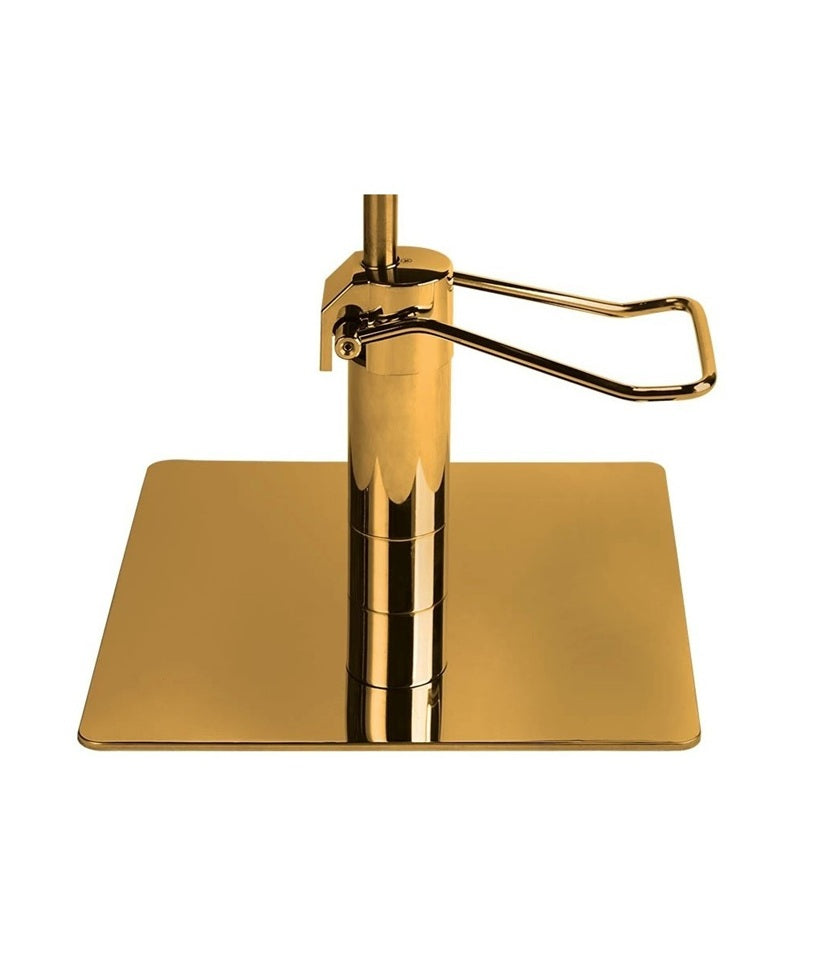 Ayala Gio G1 Scaun de Coafor Maro cu Bază Aurie Pătrată