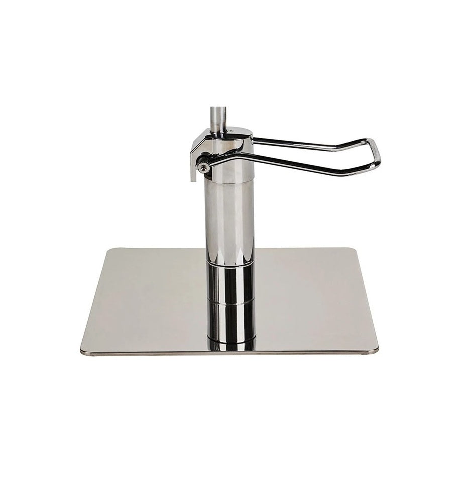 Ayala Marea 01 P-7 Scaun de Coafor cu Bază Pătrată Argintie