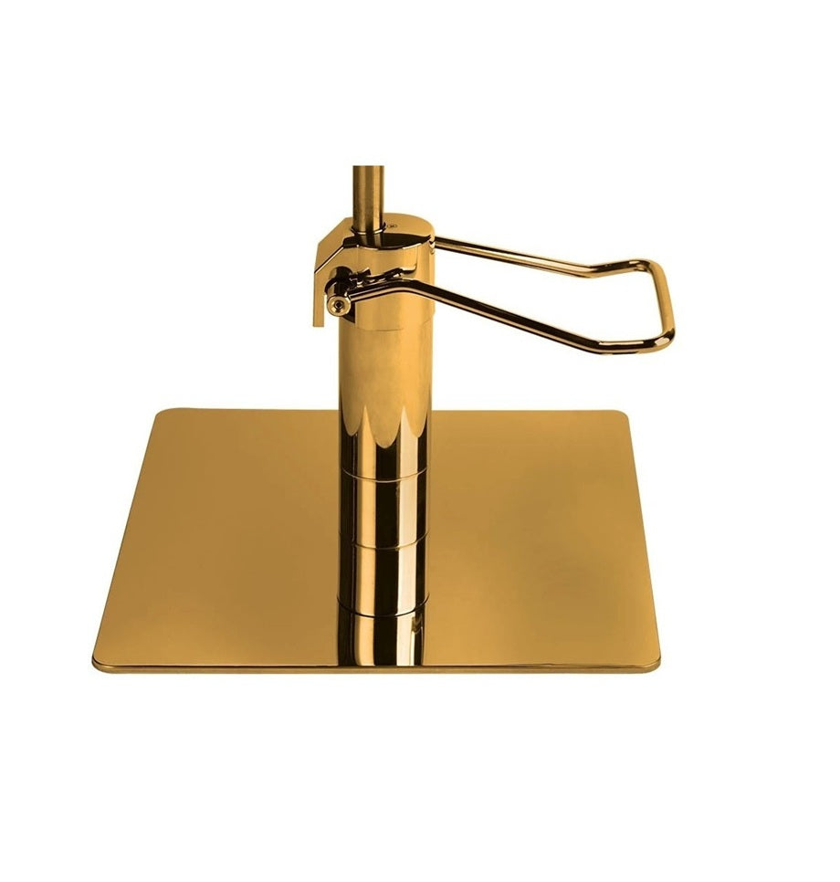 Ayala Pako G1 P-7 Scaun de Coafor Negru cu Bază Pătrată Aurie