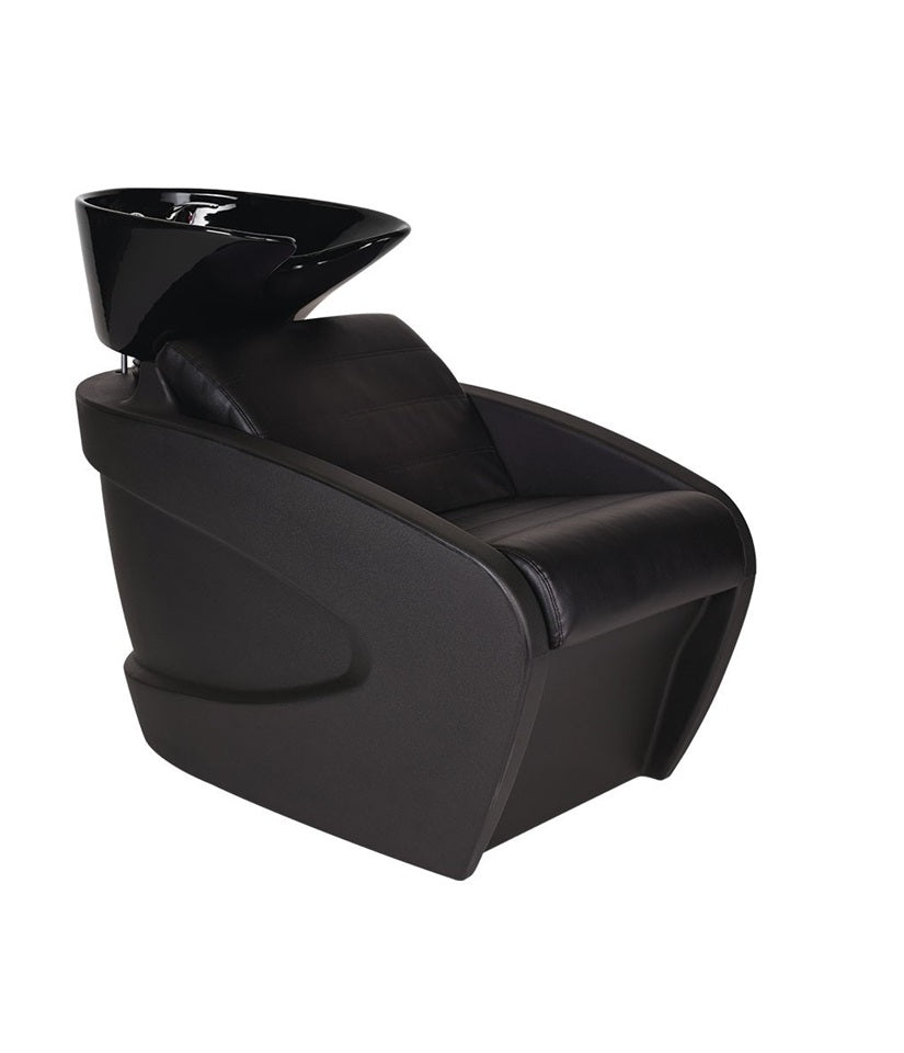 Ayala Vanity P-7 Unitate de Spălare cu Chiuvetă Neagră și Carcasă Neagră