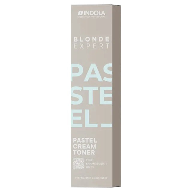 Indola Blonde Expert Pastel Cream Toner Vopsea De Păr Fără Amoniac– Ton pastelat cu reflexii metalice, pentru păr blond rafinat