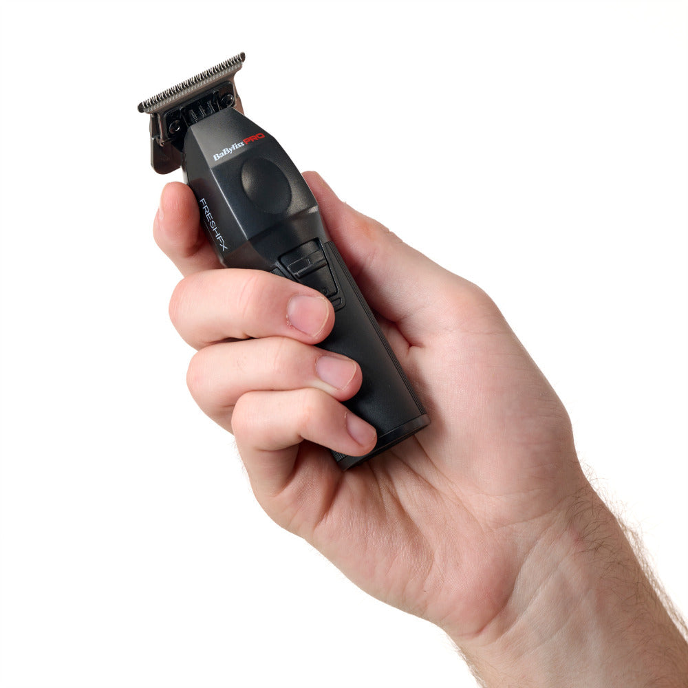 BaBylissPRO FreshFX T‑Blade Trimmer FX76E – Trimmer Profesional cu Lamă T și Motor DC 6800 RPM, USB‑C