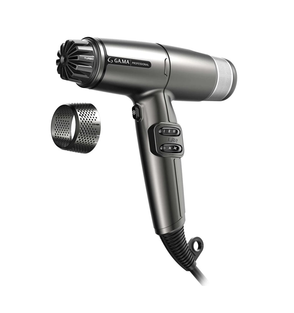 GA.MA IQ Lite Max Uscător de Păr Profesional – Putere Digitală de 1700W, Tehnologie Oxy-Active, Greutate Ultra-Redusă & Accesorii Premium