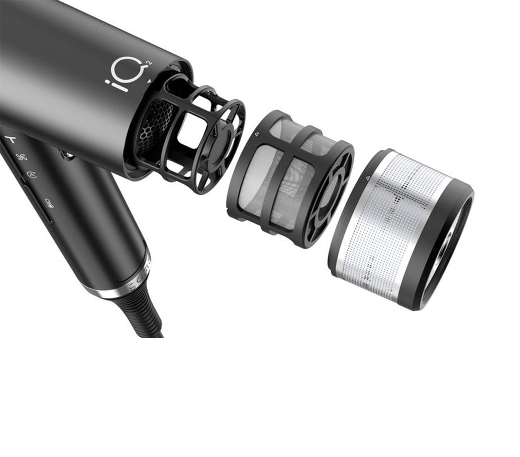 GA.MA iQ2 Perfetto 2.0 – Cel mai ușor uscător profesional de păr din lume, cu tehnologie Oxy Active, funcție Turbo și 4 accesorii premium incluse