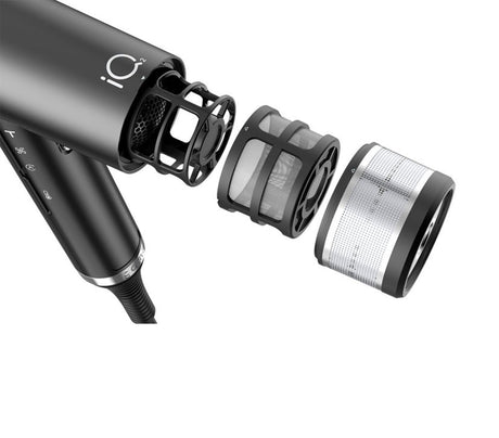 GA.MA iQ2 Perfetto 2.0 – Cel mai ușor uscător profesional de păr din lume, cu tehnologie Oxy Active, funcție Turbo și 4 accesorii premium incluse