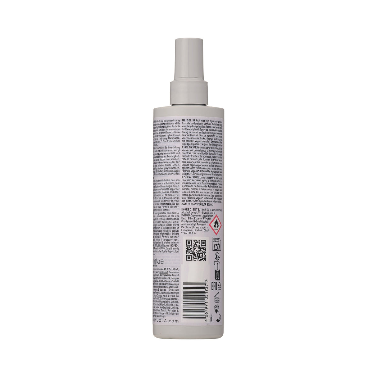 Fixativ Tip Gel Pentru Definire Și Fixare Puternică De Lungă Durată Indola Gel Finish 300ml