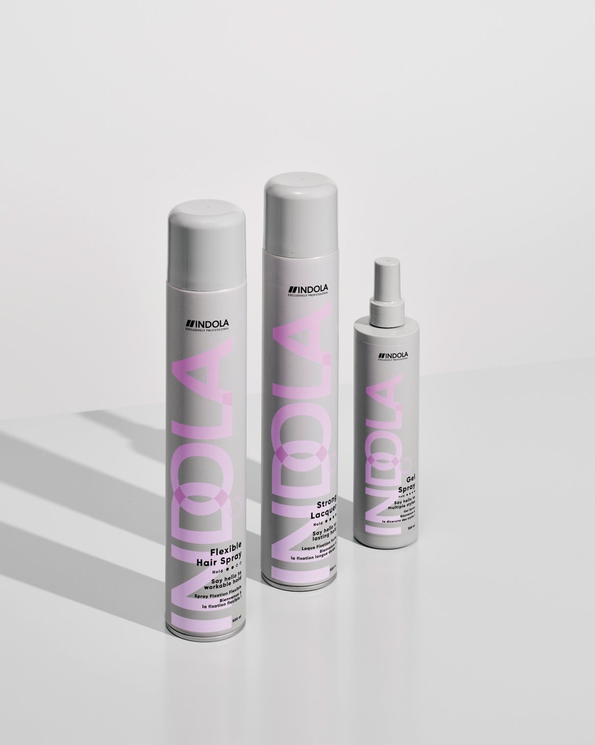 INDOLA Fixativ  Flexible Hairspray – Fixare Elastică, Finish Natural & Protecție Termică până la 230°C 500ml