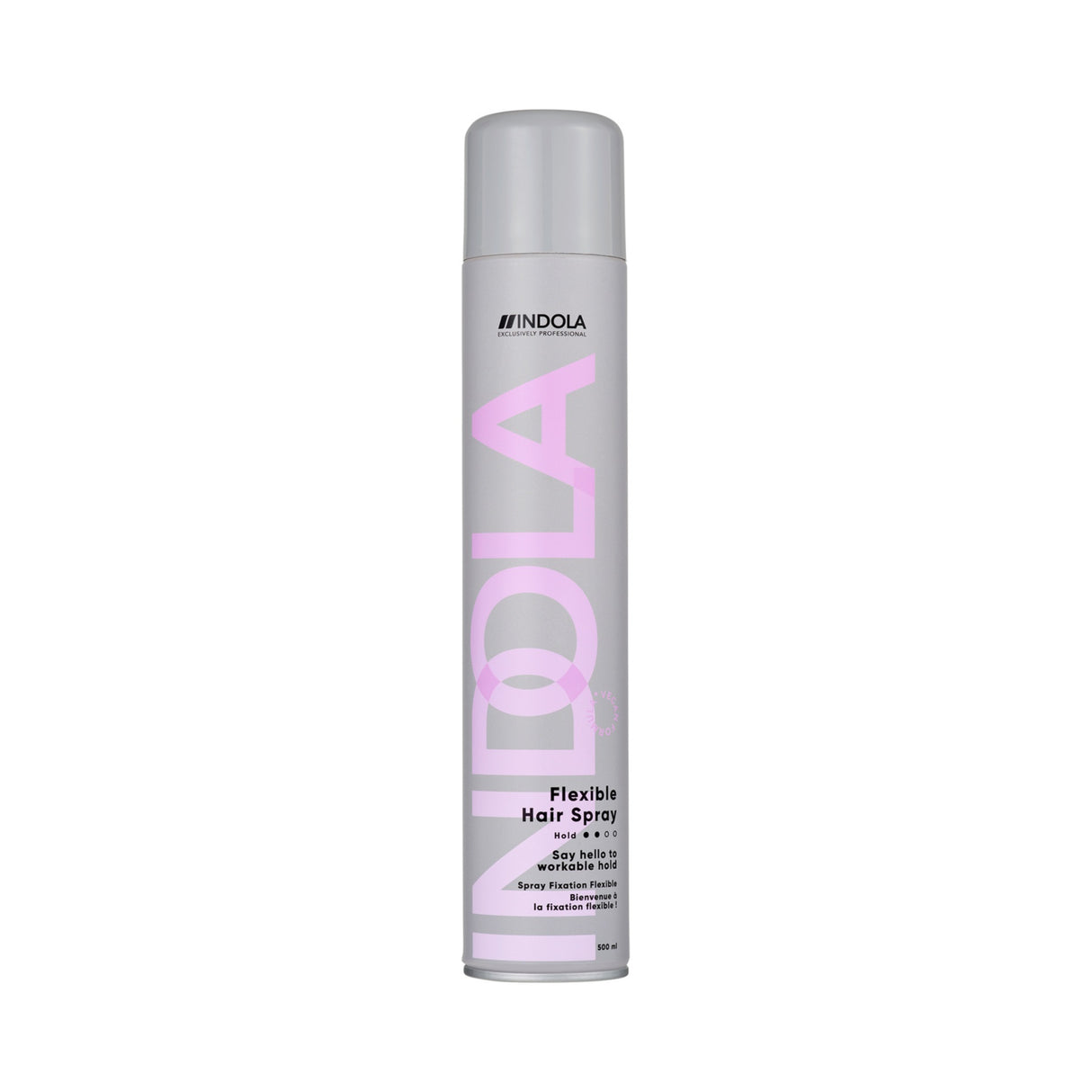 INDOLA Fixativ  Flexible Hairspray – Fixare Elastică, Finish Natural & Protecție Termică până la 230°C 500ml