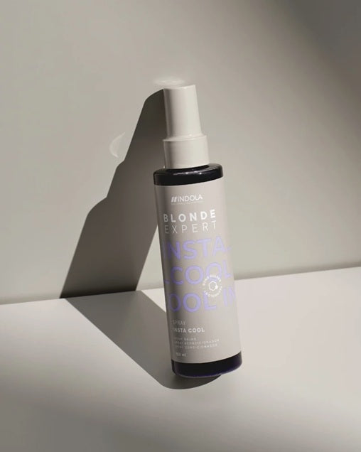 Indola Blonde Expert InstaCool Spray 150ml – Magie Violetă pentru Blondul Tău! Nuanțe Reci, Păr Strălucitor, Efect Instant