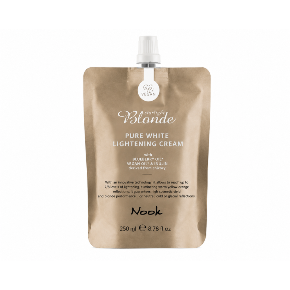 Nook Starlight Blonde White Cremă Decolorantă Profesională pentru Decolorare Delicată 250ml