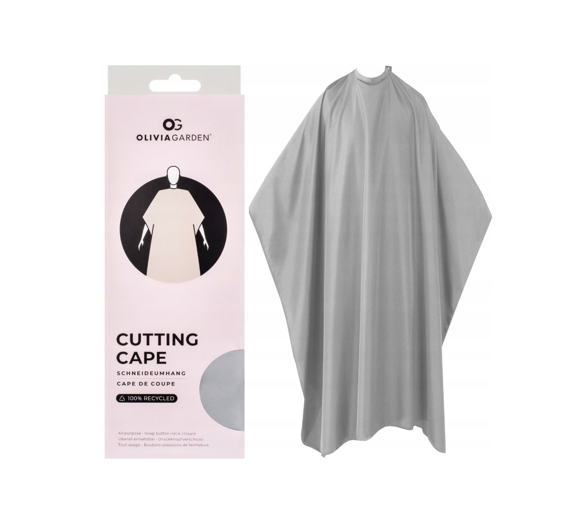 Olivia Garden Pelerină Impermeabilă pentru Tuns și Vopsit Light Grey
