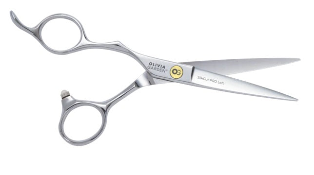 Olivia Garden SilkCut PRO Left 5.75" – Foarfecă Profesională pentru Stângaci, din Oțel Japonez, Tăiere de Precizie și Design Ergonomic Premium