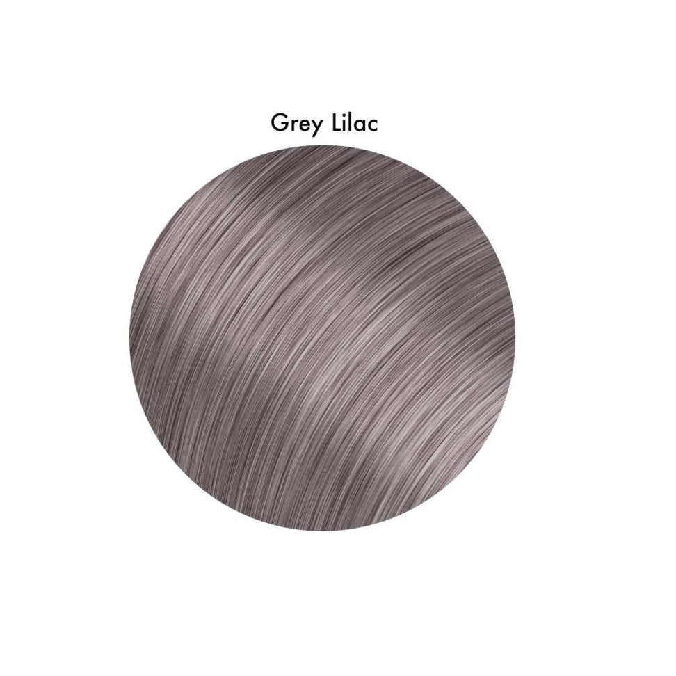Șuviță de păr drept, în nuanța Grey Lilac – gri deschis cu tonuri subtile liliachii