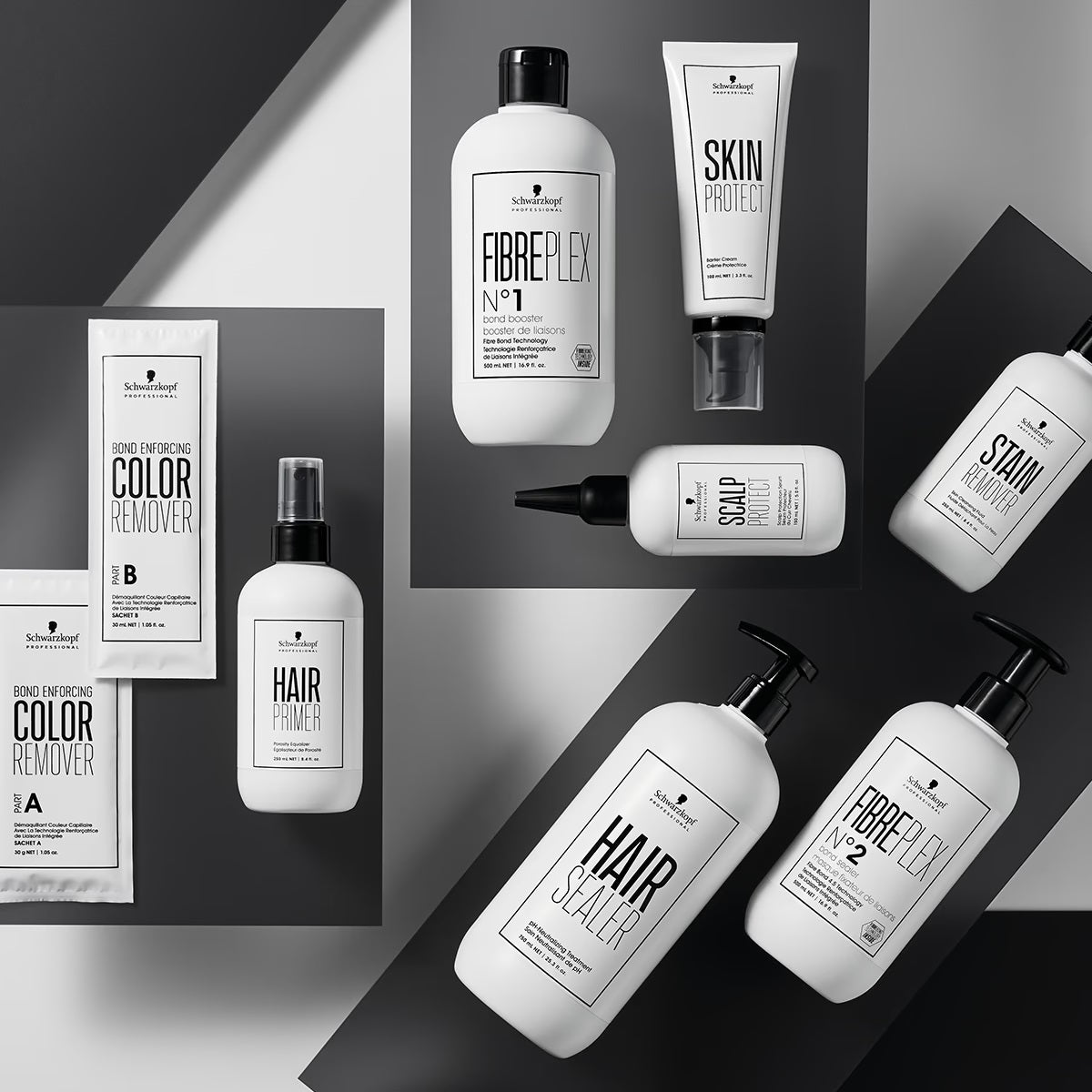 Kit Profesional Pentru Îndepărtarea Vopselei Și Corectare A Culorii Schwarzkopf Professional Bond Enforcing Color Remover 10*30g