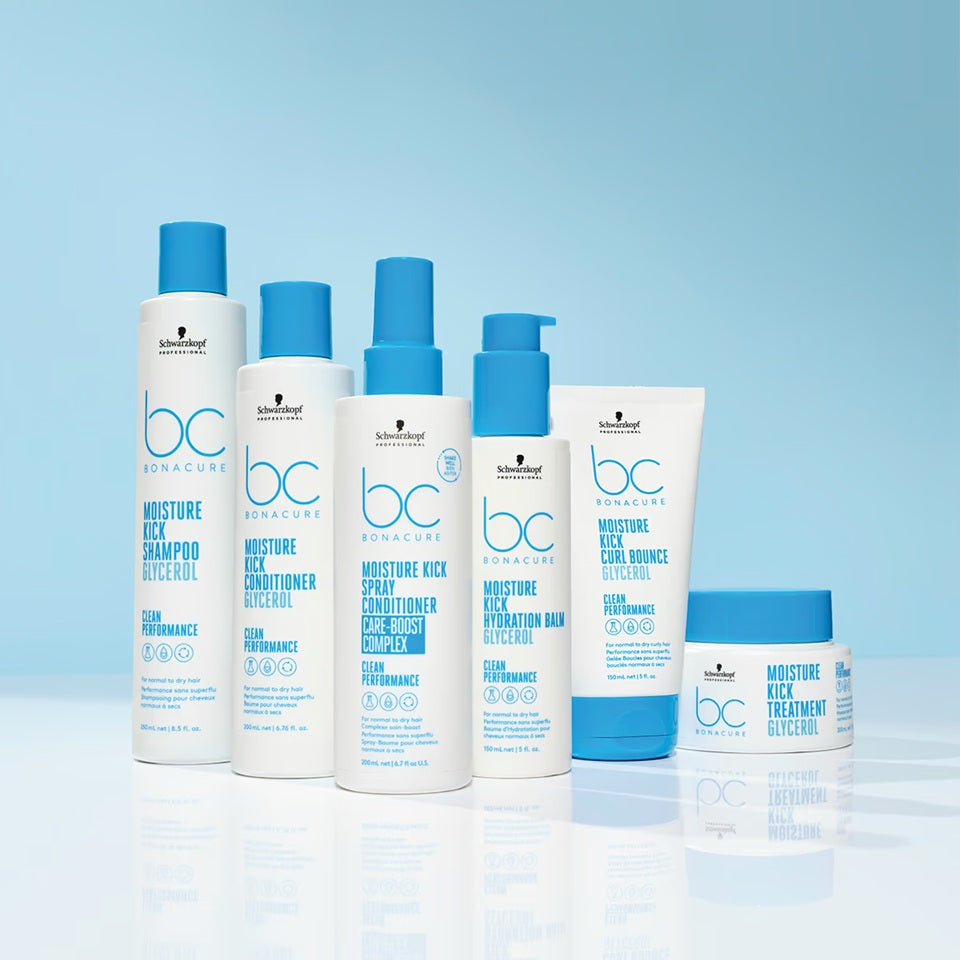 Schwarzkopf Professional BC Bonacure Moisture Kick Spray Conditioner – Balsam Leave-in Profesional pentru Păr Uscat, Deshidratat sau Cret, cu Hidratare Instantă și Descurcare Imediată