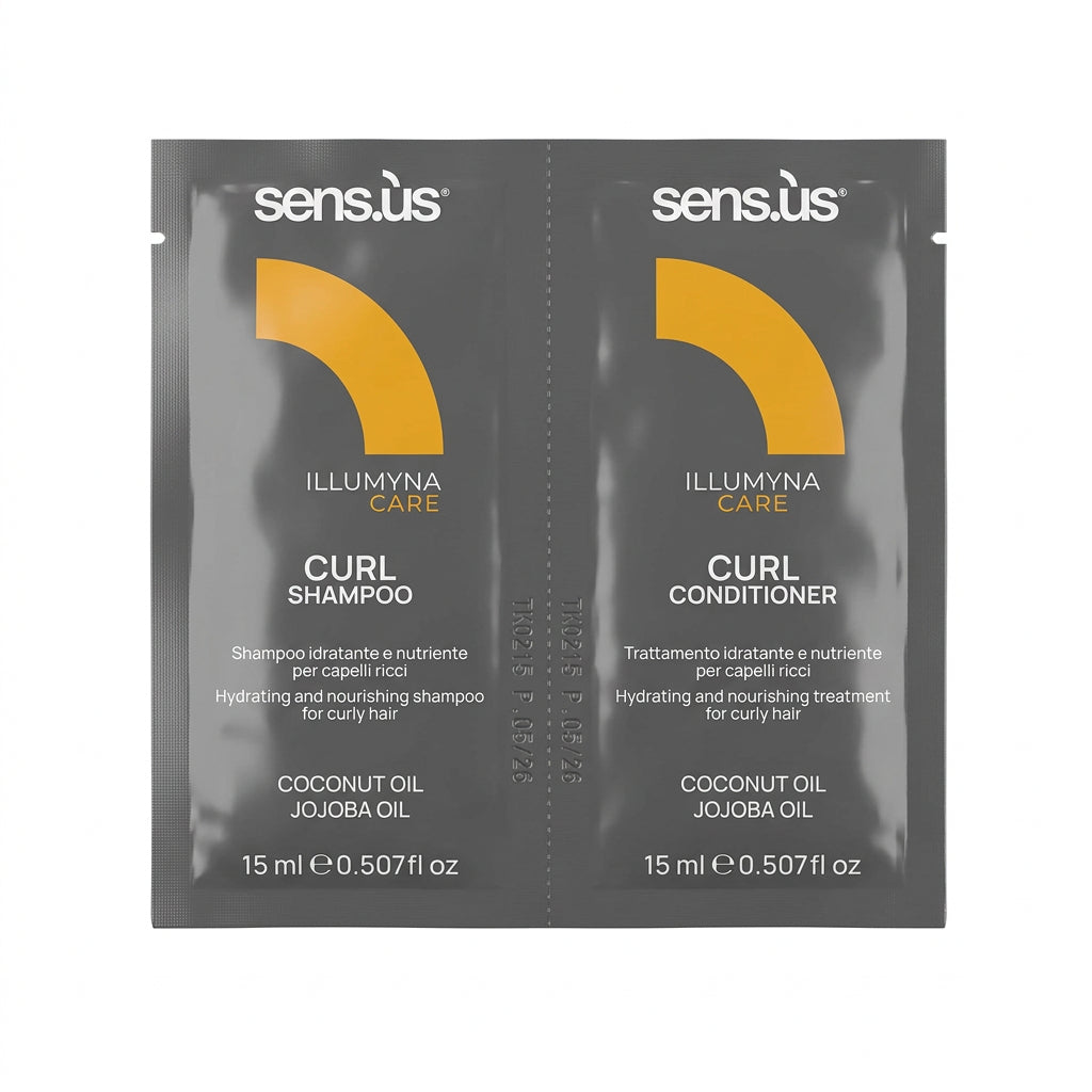 Sensus Illumyna Set Șampon și Balsam Curl 15ml