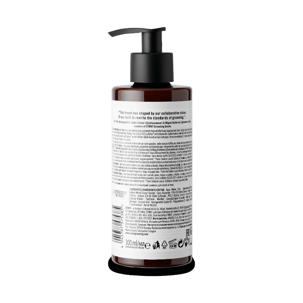 STMNT All-In-One Cleanser Gel de Curățare pentru Păr, Barbă, Corp și Față