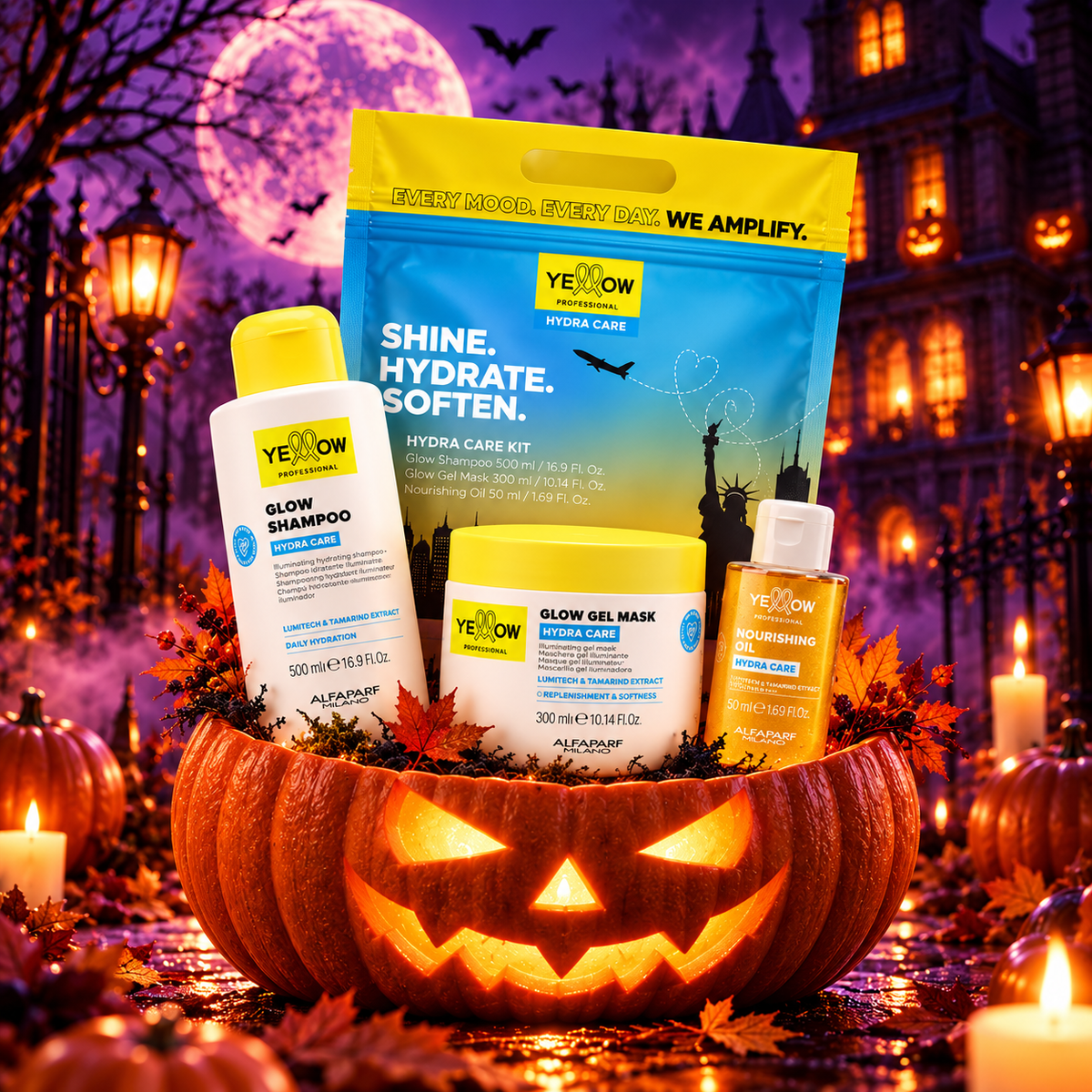 Yellow Pro Holiday Kit Hydra Care Hidratare și Strălucire