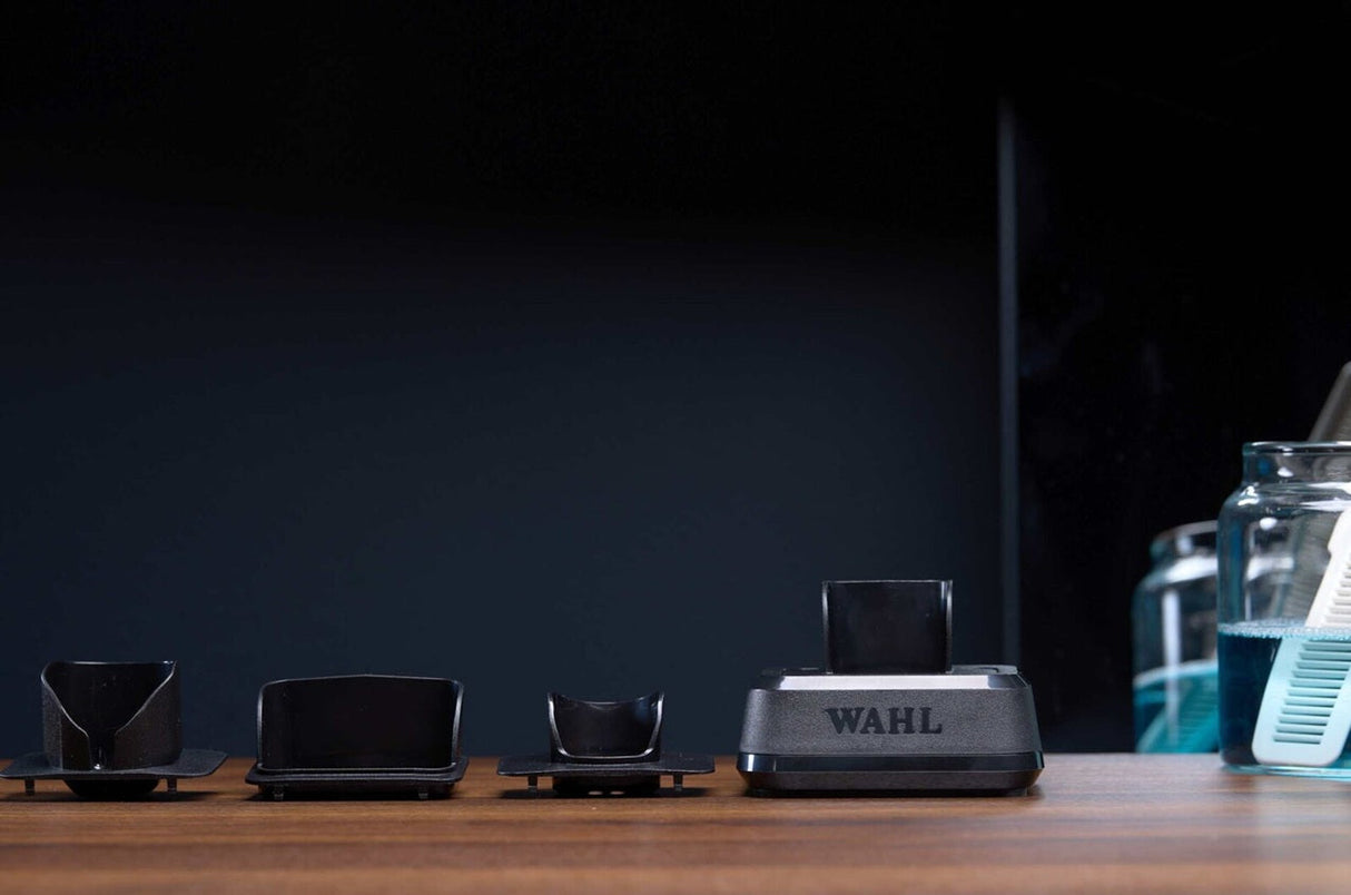 Wahl Single Power Station 5V – Stand de Încărcare Universal pentru Mașini de Tuns 5V cu Inserții Interșchimbabile