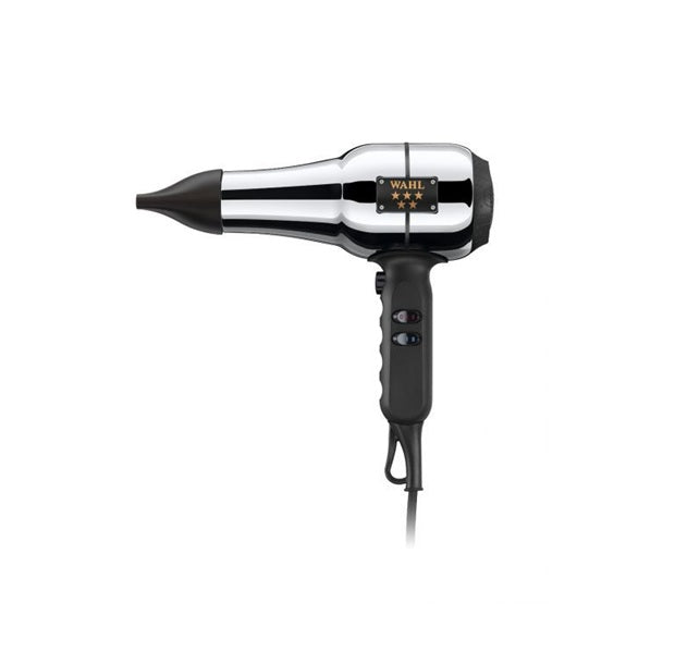 Wahl Barber – Uscător de Păr Profesional 2200W cu Tehnologie Ionică și Design Retro Crom, Performanță Puternică pentru Salon sau Acasă RESIGILAT