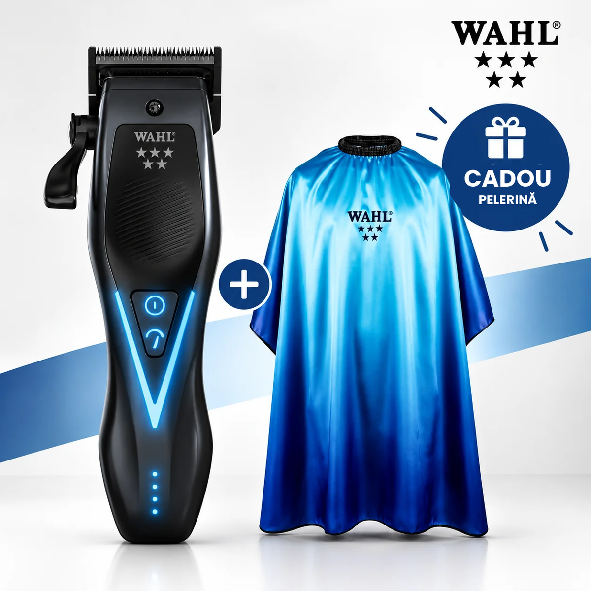 Mașină De Tuns Profesională Wahl Vapor Switch – 2 Viteze, Lamă F32 Drift™, Până La 9000 RPM