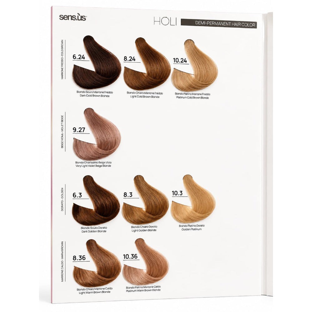 Sensus Holi Catalog Nou culori vopsea lichida demi permanenta