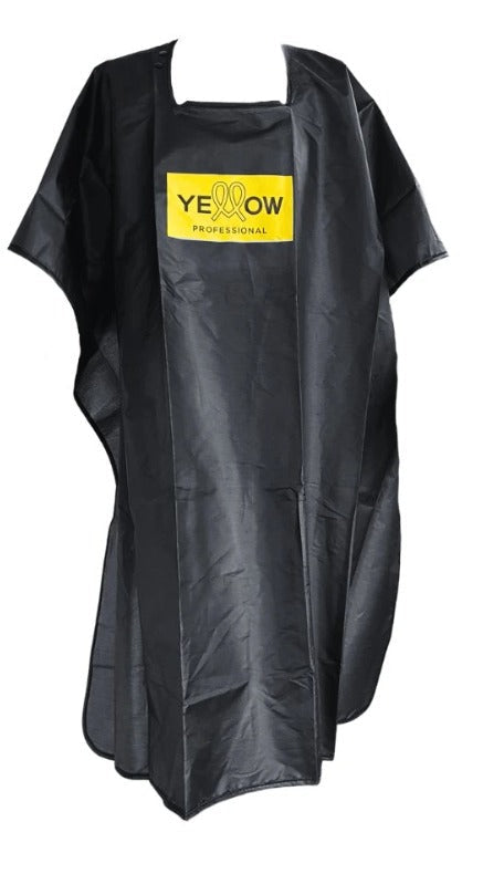 Yellow Pelerină Profesională pentru Vopsit Păr | Protecție Completă și Confort în Salon