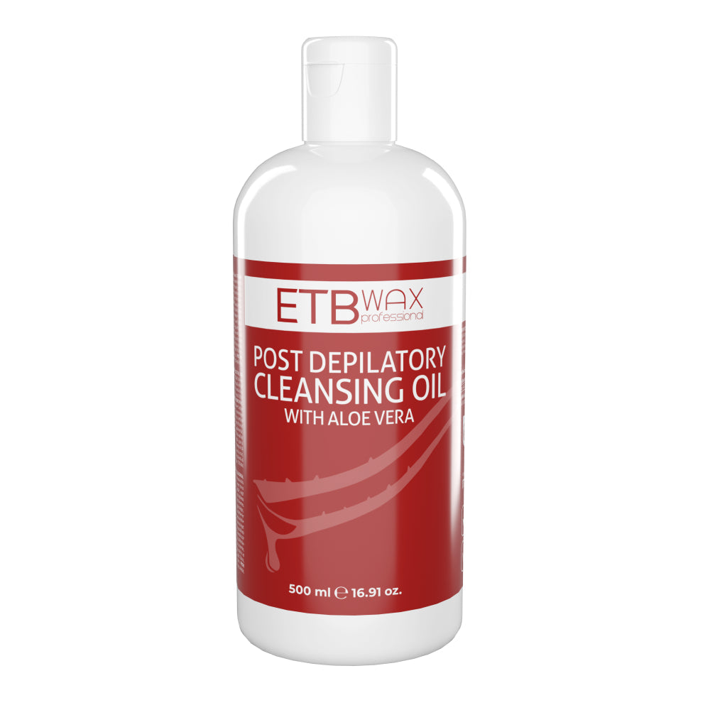 ETB WAX Ulei de Curățare Post-Epilare cu Aloe Vera – Calmare și Hidratare Instantă după Epilare – 500 ml