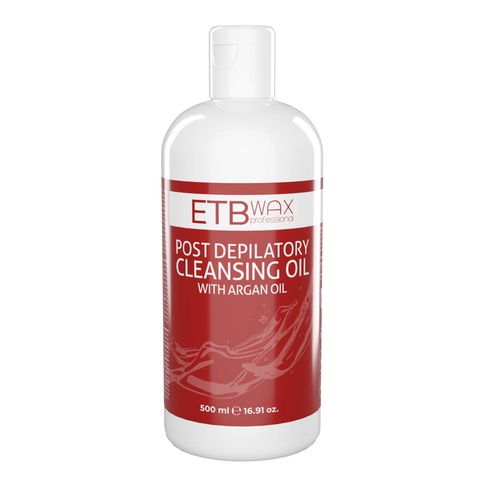 ETB WAX Ulei de Curățare Post-Epilare cu Ulei de Argan – Calmare și Hidratare Instantă după Epilare – 500 ml