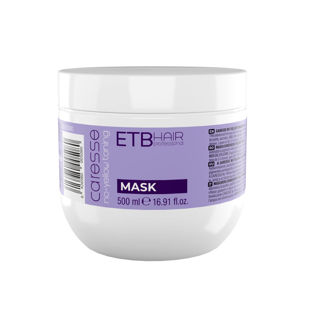 Mască Profesională ETB Caresse No-Yellow Toning – Hidratare Intensă & Tonuri Reci