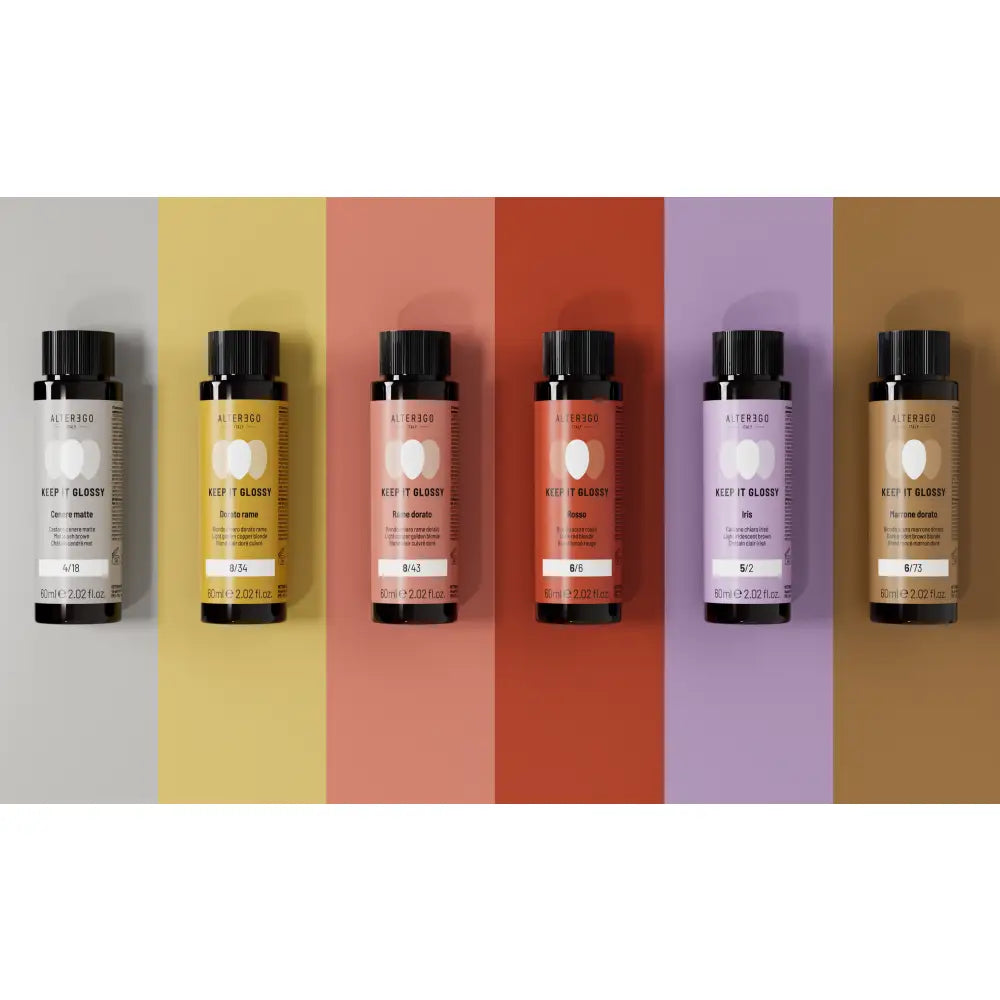 AlterEgo Keep It Glossy 60ml – Vopsea Lichidă demi-permanentă profesională pentru păr strălucitor, sănătos și plin de viață