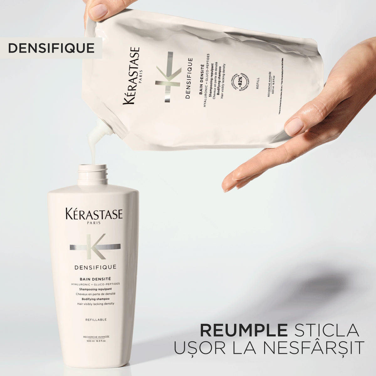 Kérastase Densifique Bain Densité – Șampon Profesional pentru Fortifierea și Redensificarea Părului Subțire