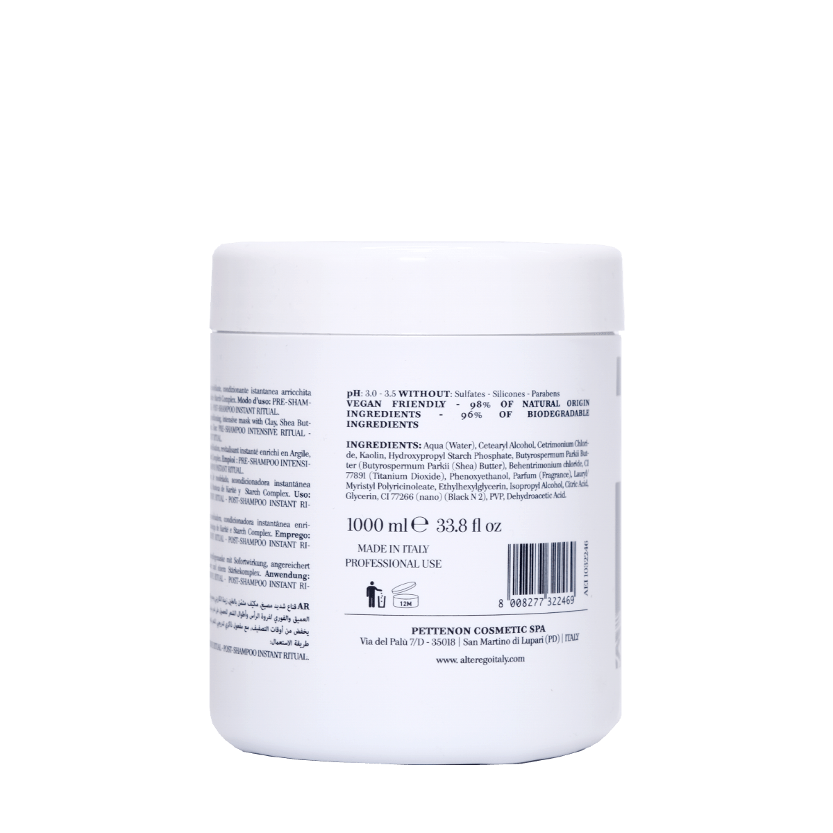 AlterEgo SheWonder Mască Intensivă 1000ml