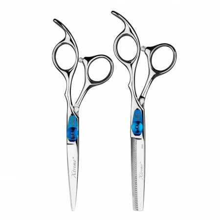 Set Foarfeci Profesionale Premium Olivia Garden Xtreme – Tuns + Filat – Performanță de Top pentru Stiliști Exigenți