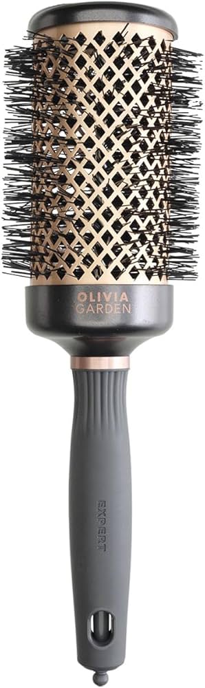 Olivia Garden Expert Blowout Heat Nylgard Bristles– Perie Profesională Termică pentru Păr Gros și Indisciplinat