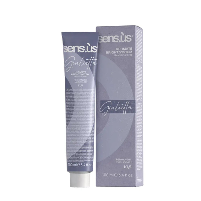 Sensus Vopsea de Păr Permanentă cu Amoniac Giulietta Ultimate Bright System Technology 100ml - 11.2 - Păr