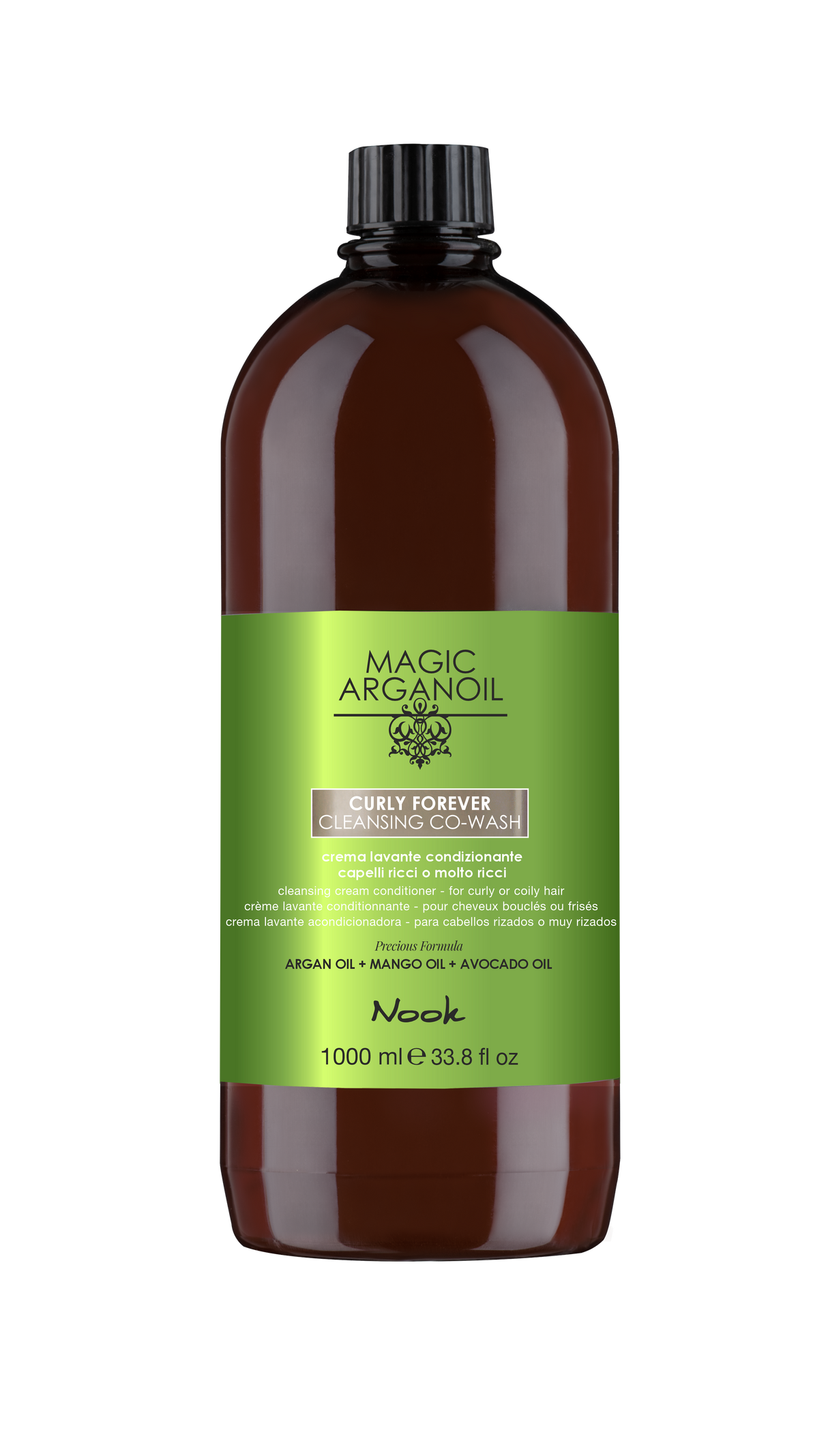 Nook Magic ArganOil Curly Forever Cleansing Co-Wash – Curățare delicată & hidratare intensă pentru părul creț și ondulat