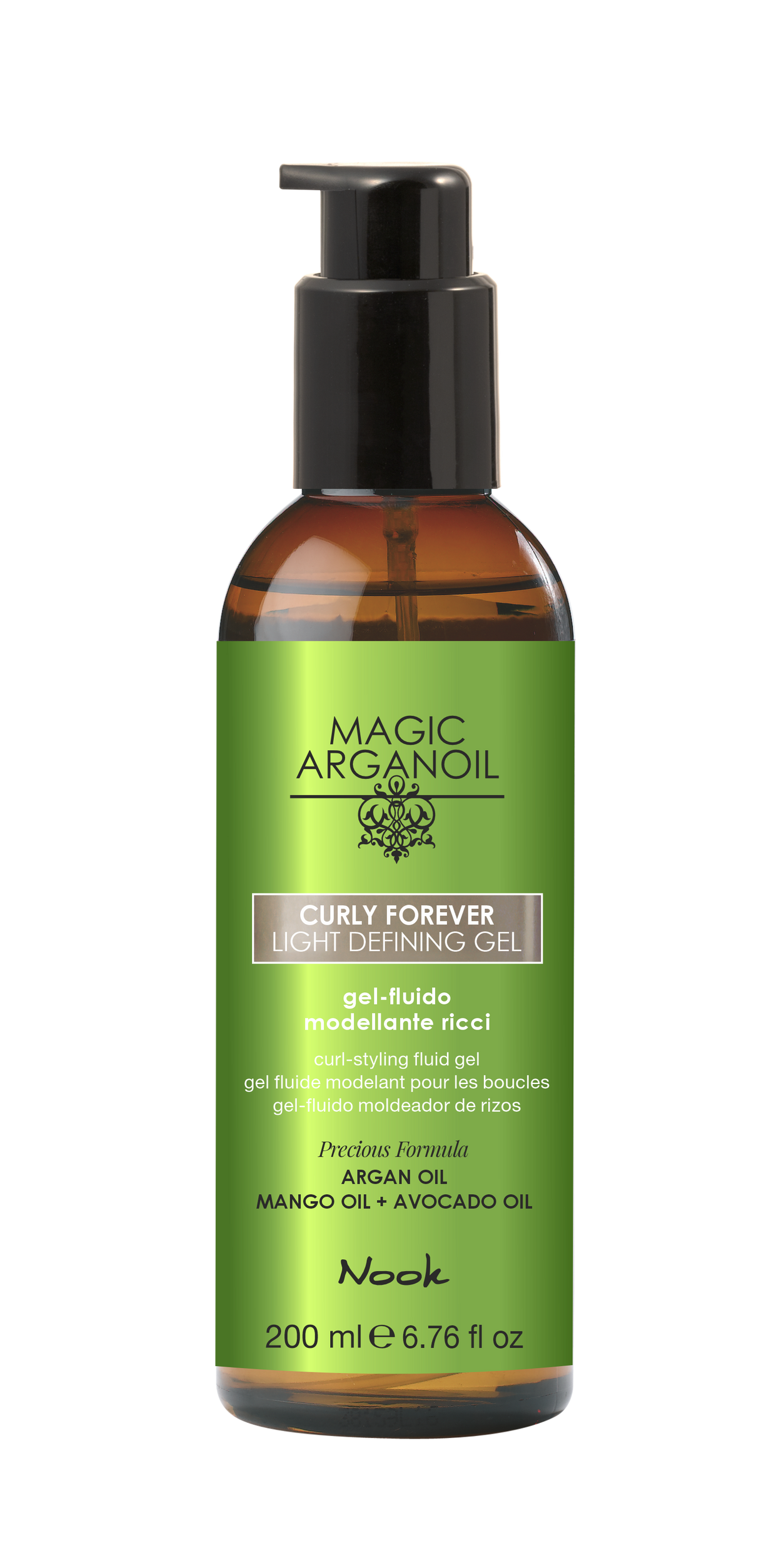 Nook Magic ArganOil Curly Forever Light Defining-Gel de Definire Ușoară pentru Bucle200ml