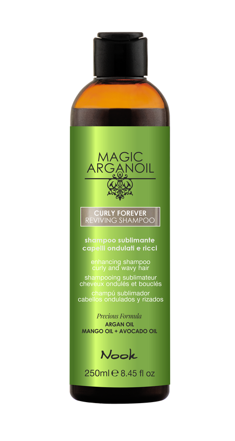 Nook Magic ArganOil Curly Forever– Șampon Revigorant pentru Păr Creț și Ondulat