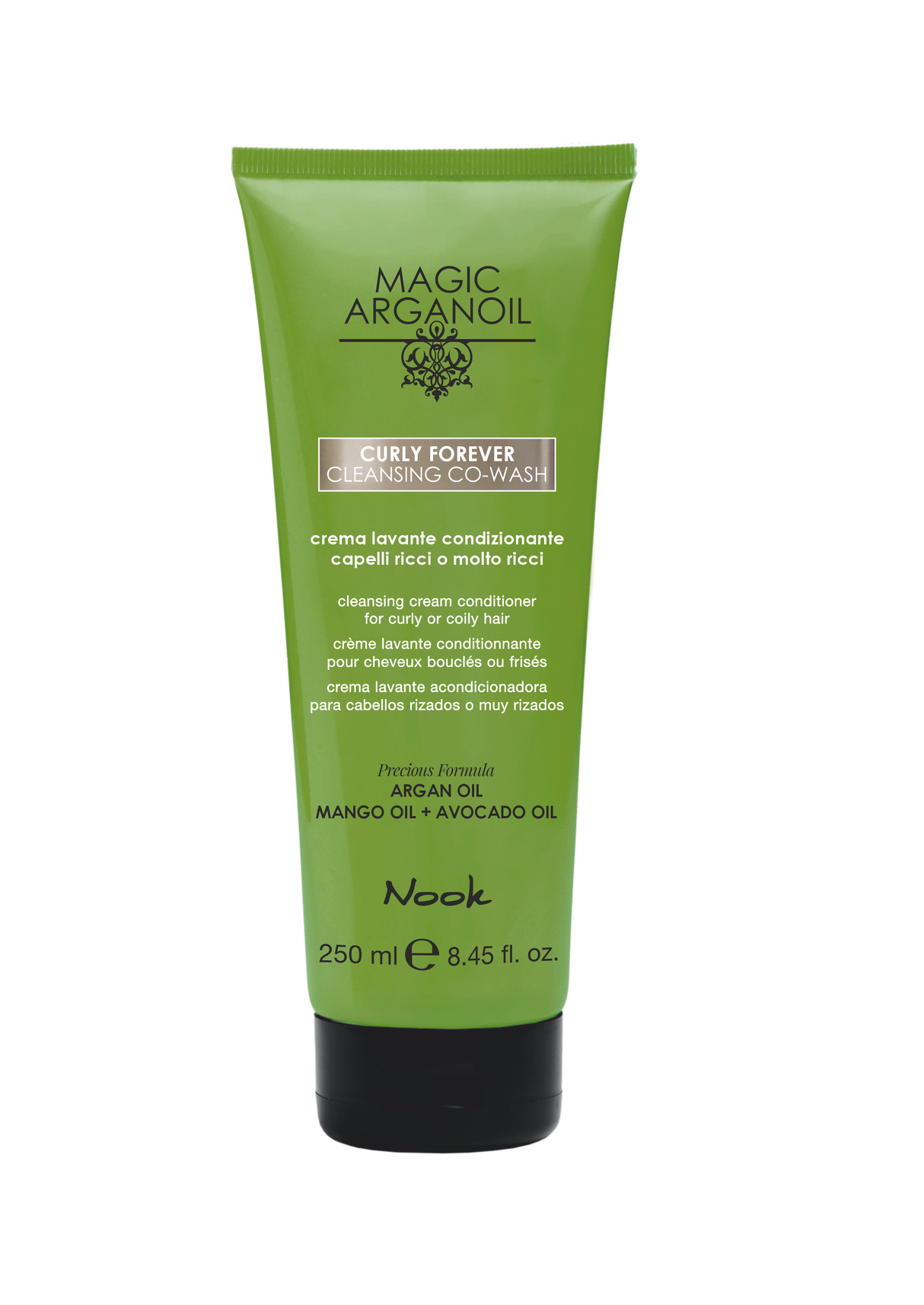 Nook Magic ArganOil Curly Forever Cleansing Co-Wash – Curățare delicată & hidratare intensă pentru părul creț și ondulat