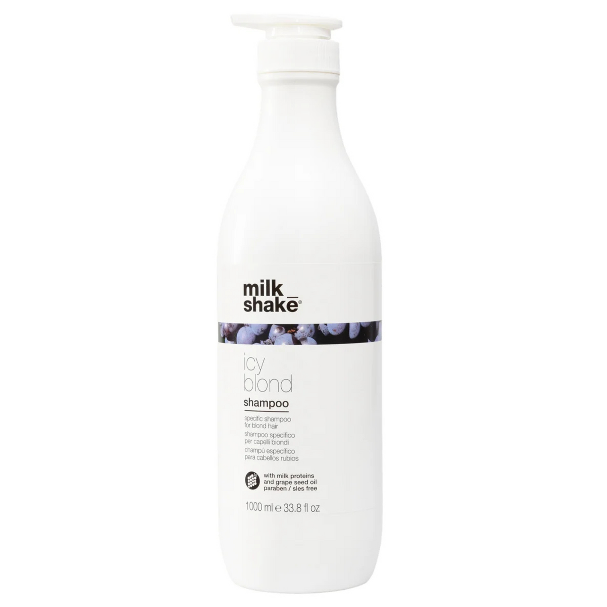 Șampon Hidratant Cu Pigment Pentru Neutralizarea Tonurilor Galbene Milk Shake Icy Blond Shampoo