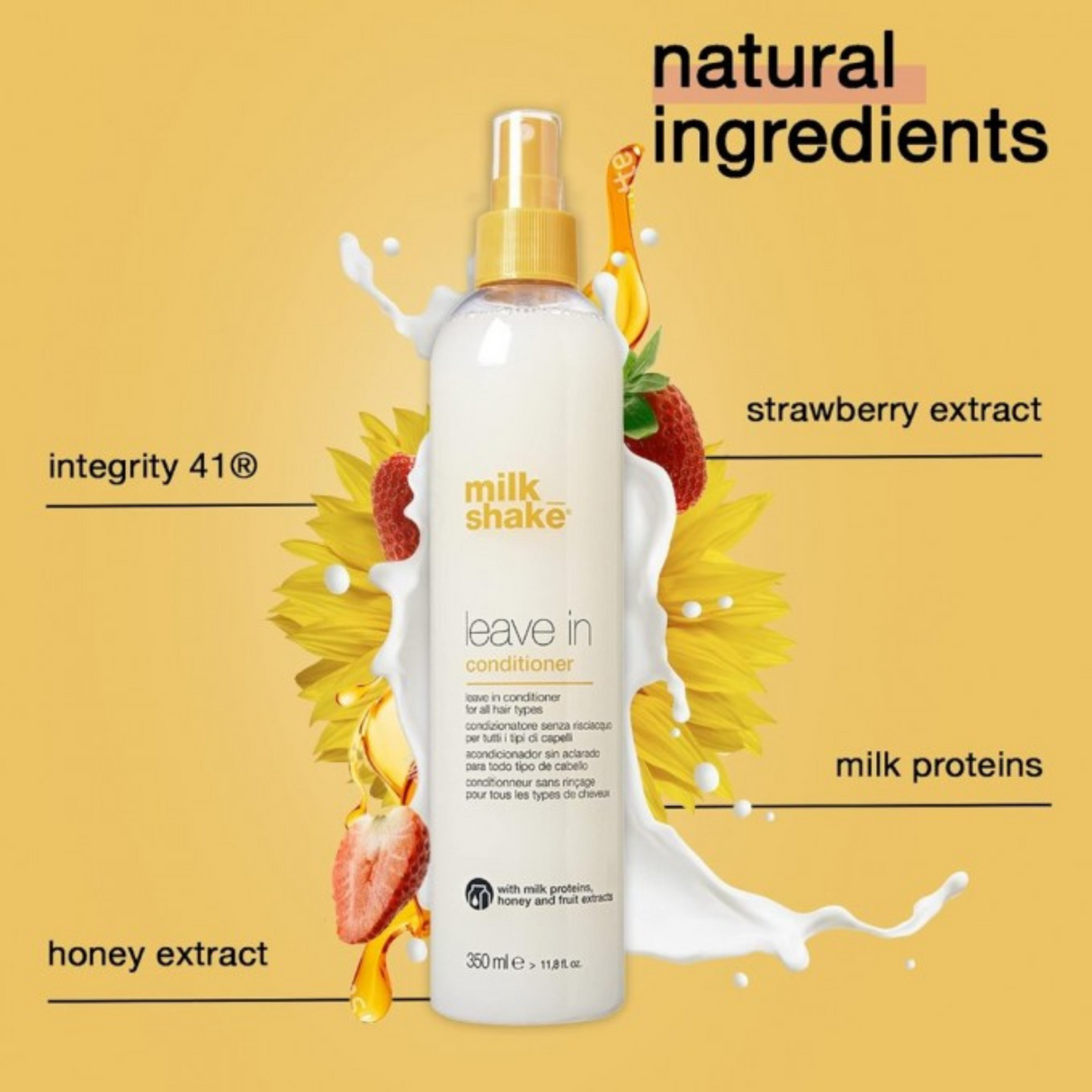 Balsam Spray Hrănitor Fără Clătire Pentru Toate Tipurile de Păr Milk Shake Leave-in Conditioner 350ml