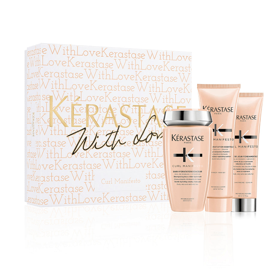 Kerastase Curl Manifesto Set Cadou Trio 2022 (Sampon 250ml+Balsam 200ml+Crema 150ml)