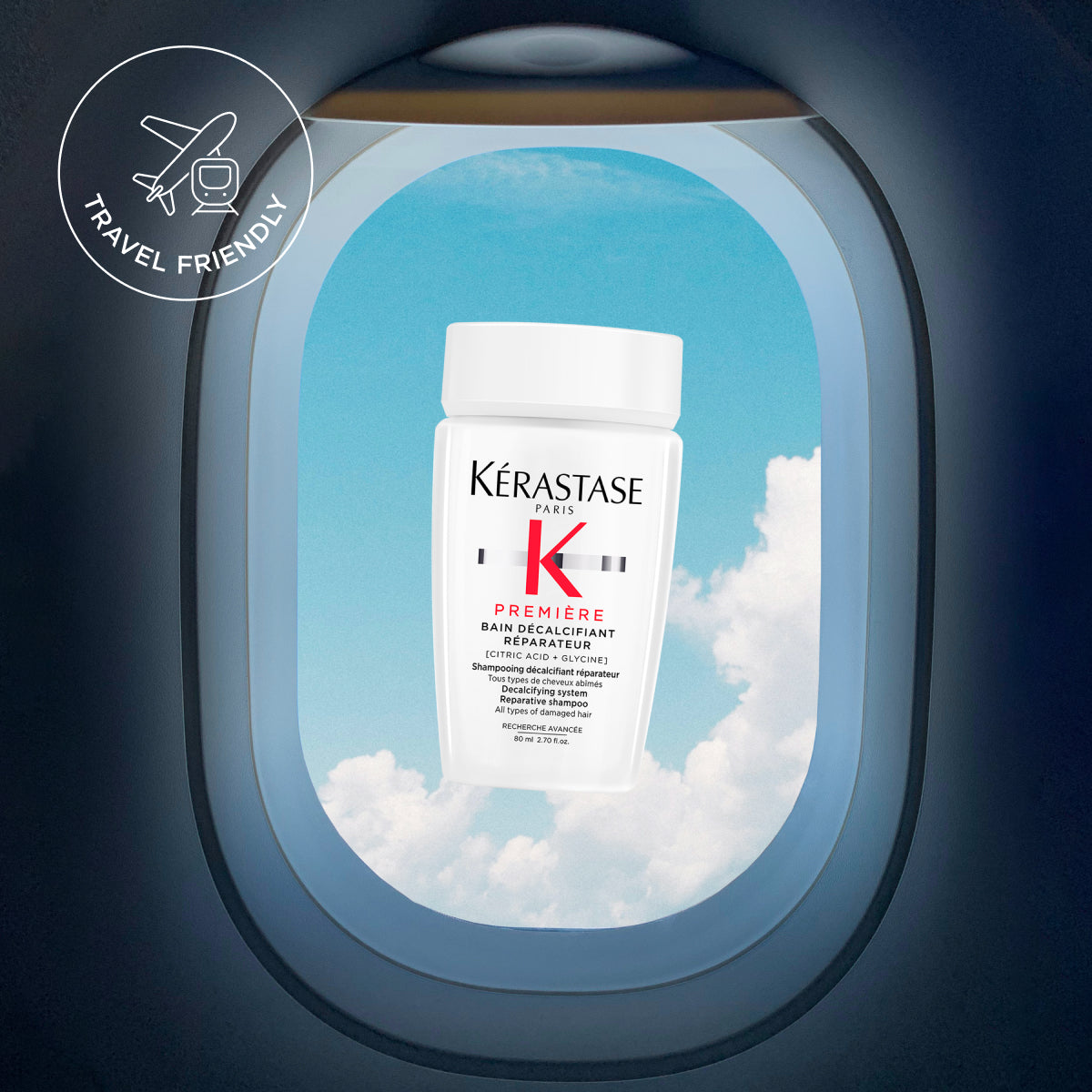 Kérastase Première Bain Décalcifiant Réparateur 80ml – Șampon decalcifiant reparator pentru păr deteriorat