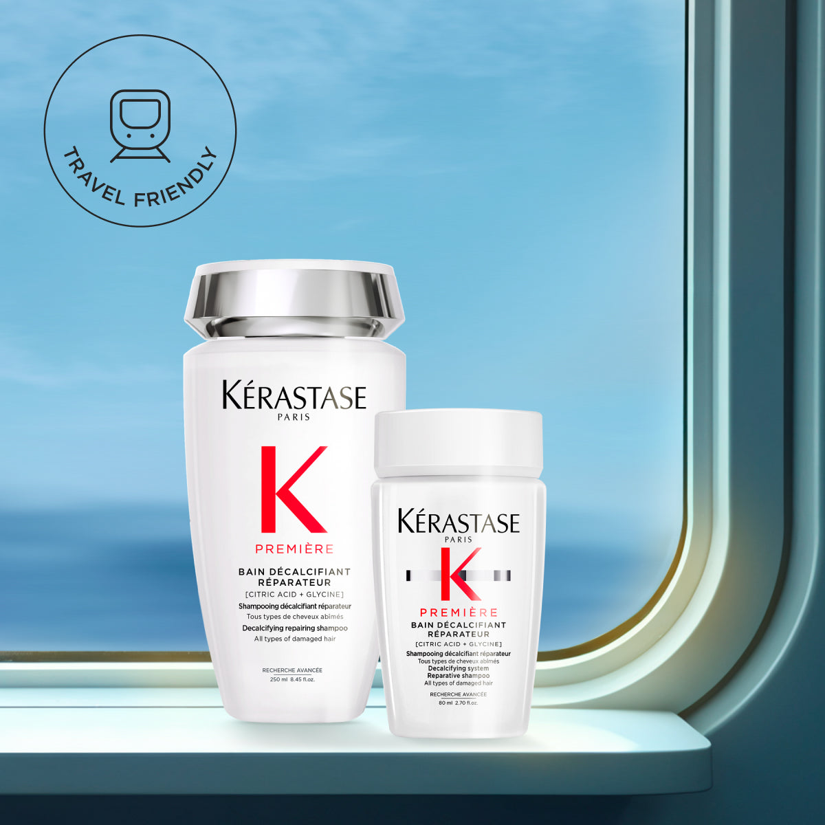 Kérastase Première Bain Décalcifiant Réparateur 80ml – Șampon decalcifiant reparator pentru păr deteriorat