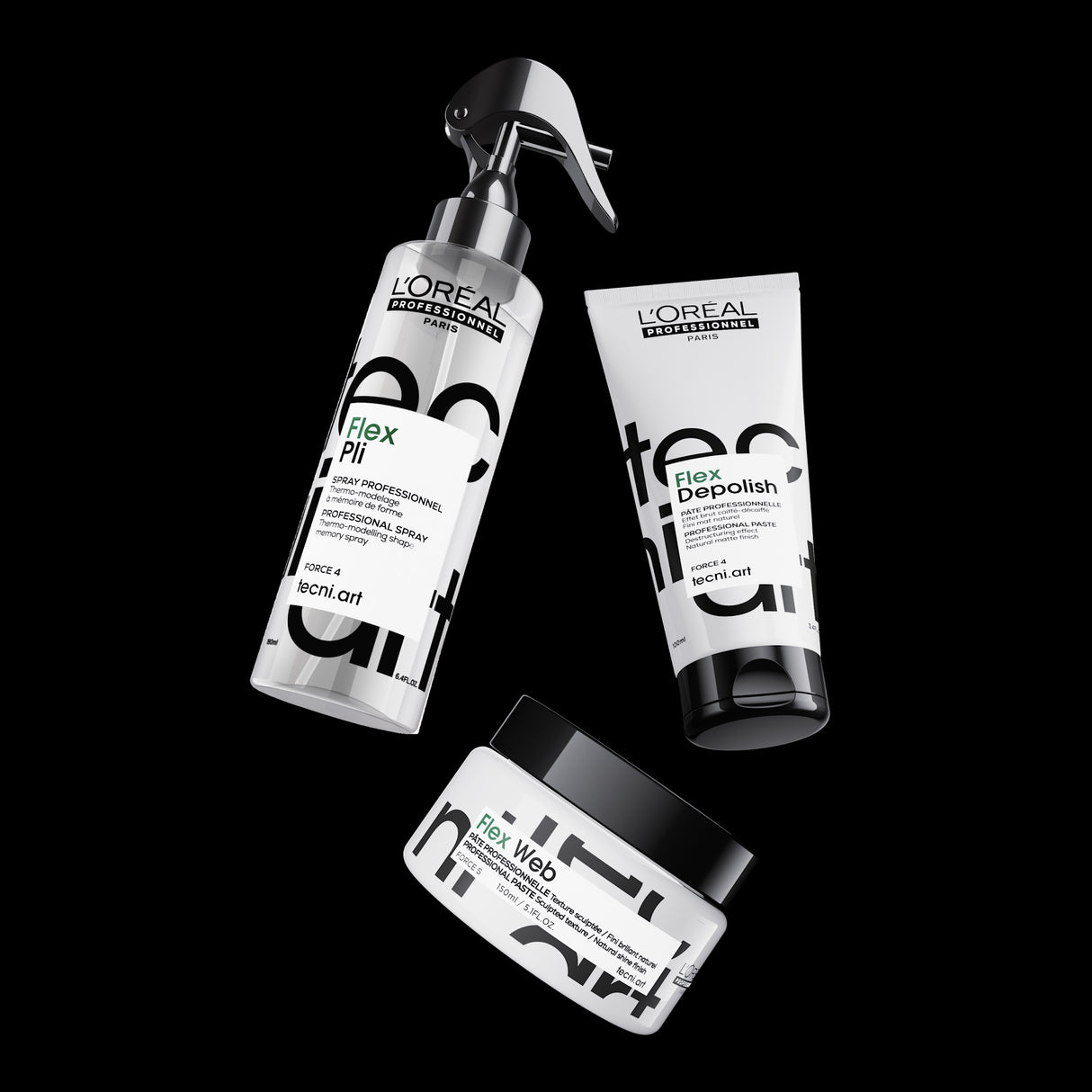 L’Oréal Professionnel Tecni.Art Flex Waves – Spray Profesional de Styling pentru Bucle Texturate și Volum Natural, 190ml