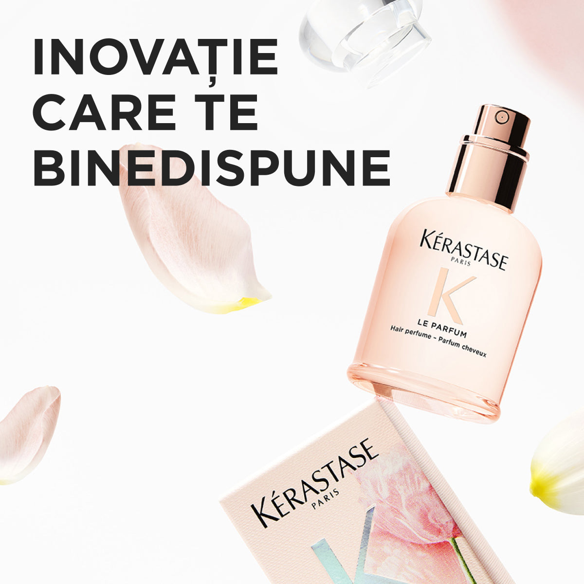 Kérastase Gloss Absolu Le Parfum – Parfum de păr rafinat, cu note florale și citrice – 30 ml
